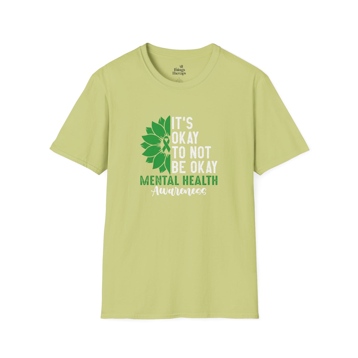 Mental Health Awareness Unisex T-Shirt - It's Okay to Not Be Okay