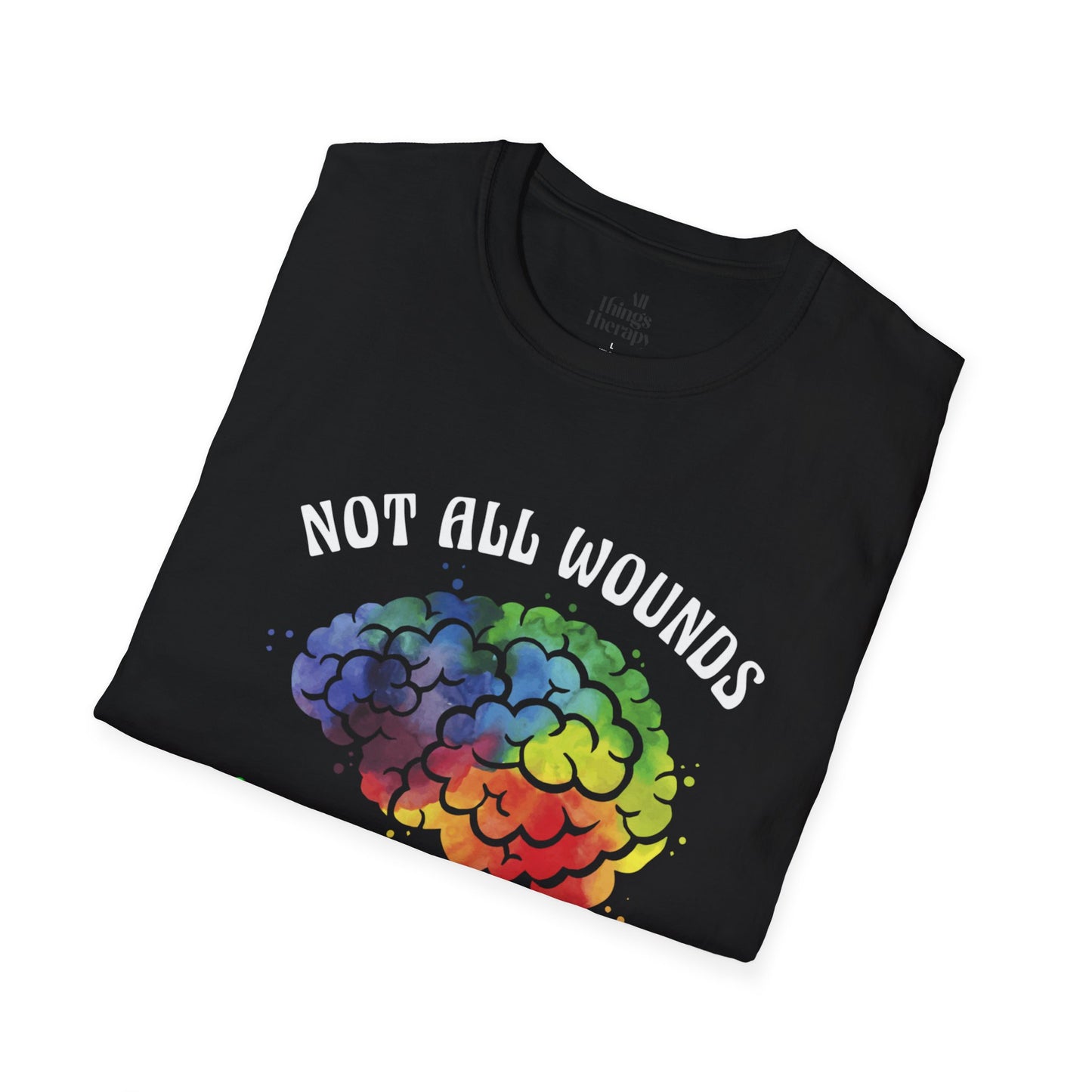 Mental Health Awareness T-Shirt – Not All Wounds Are Visible