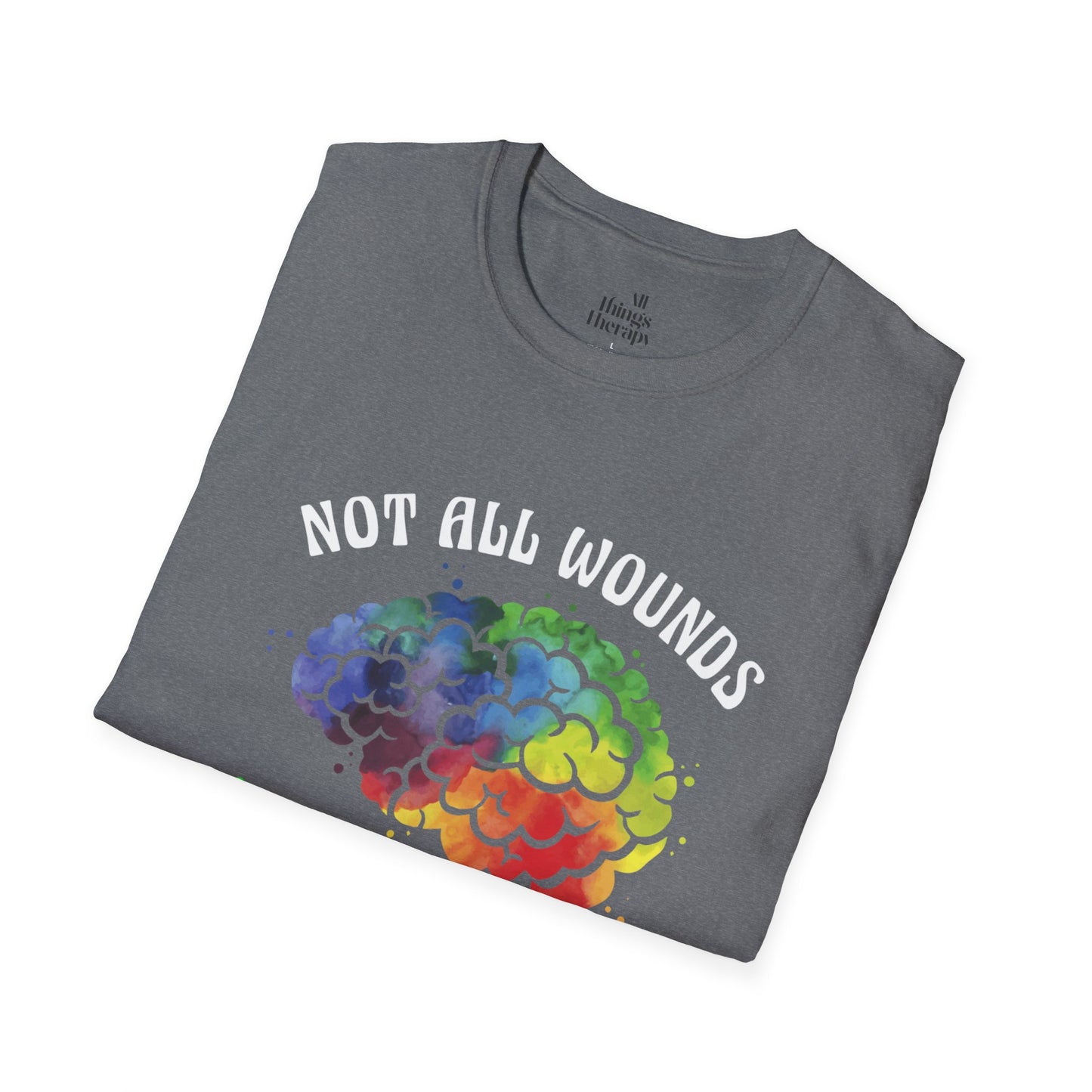 Mental Health Awareness T-Shirt – Not All Wounds Are Visible