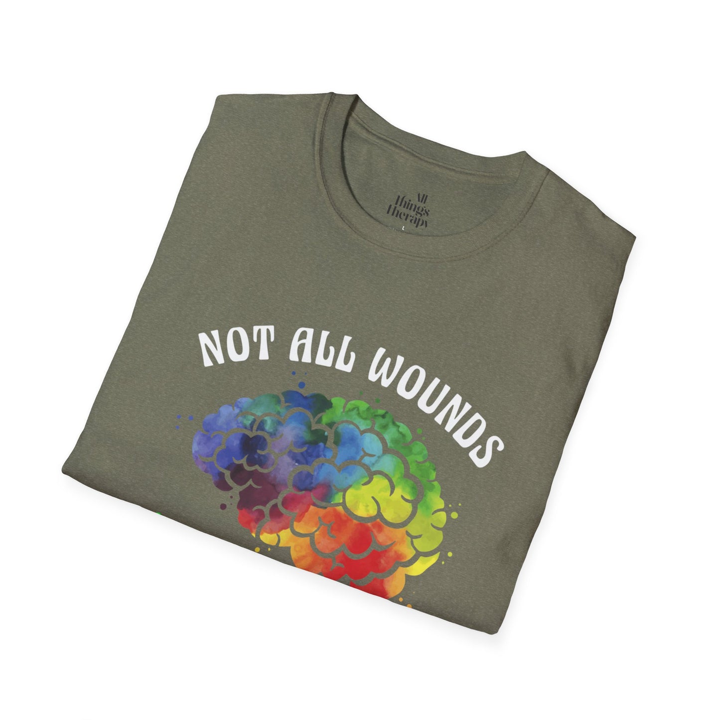 Mental Health Awareness T-Shirt – Not All Wounds Are Visible