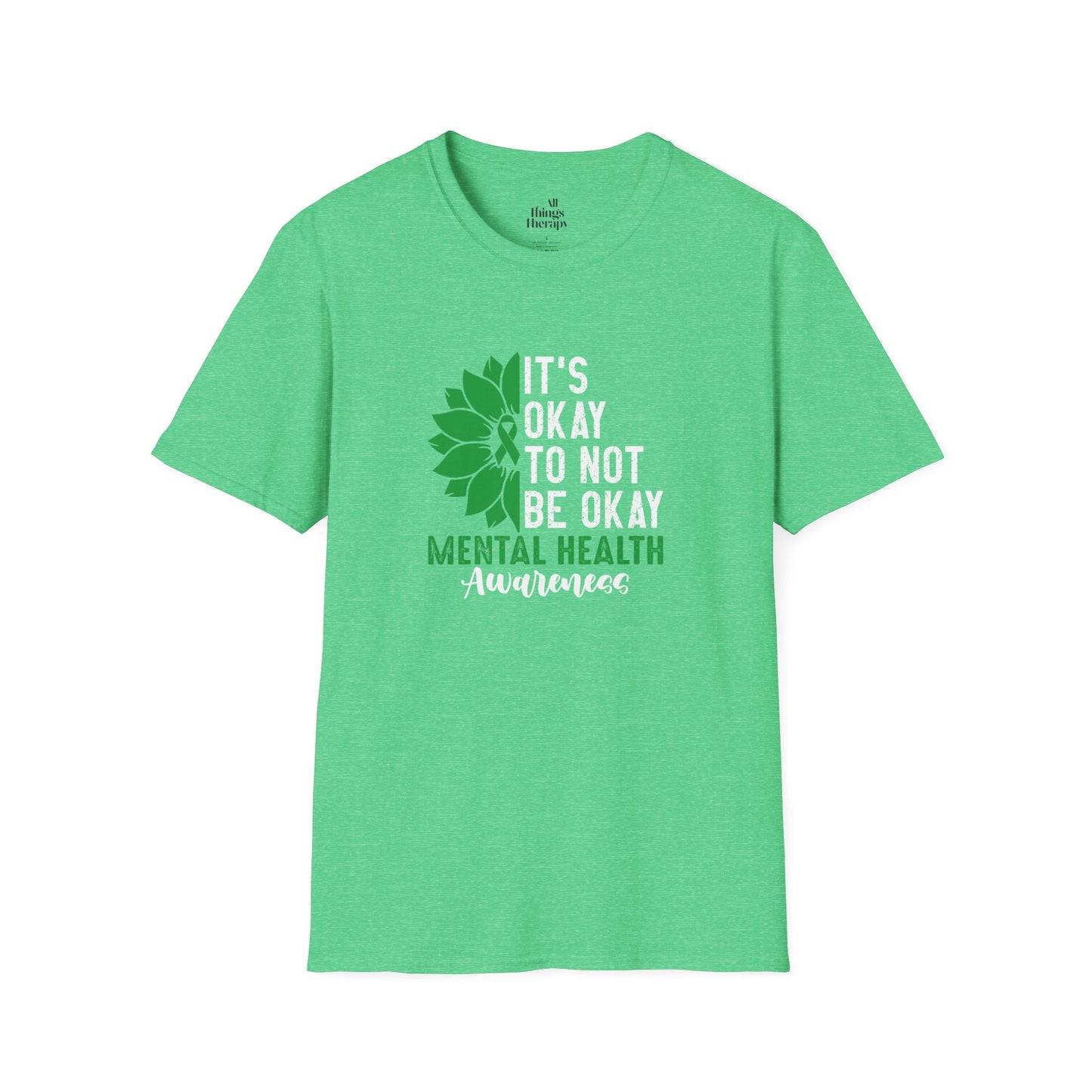 Mental Health Awareness Unisex T-Shirt - It's Okay to Not Be Okay