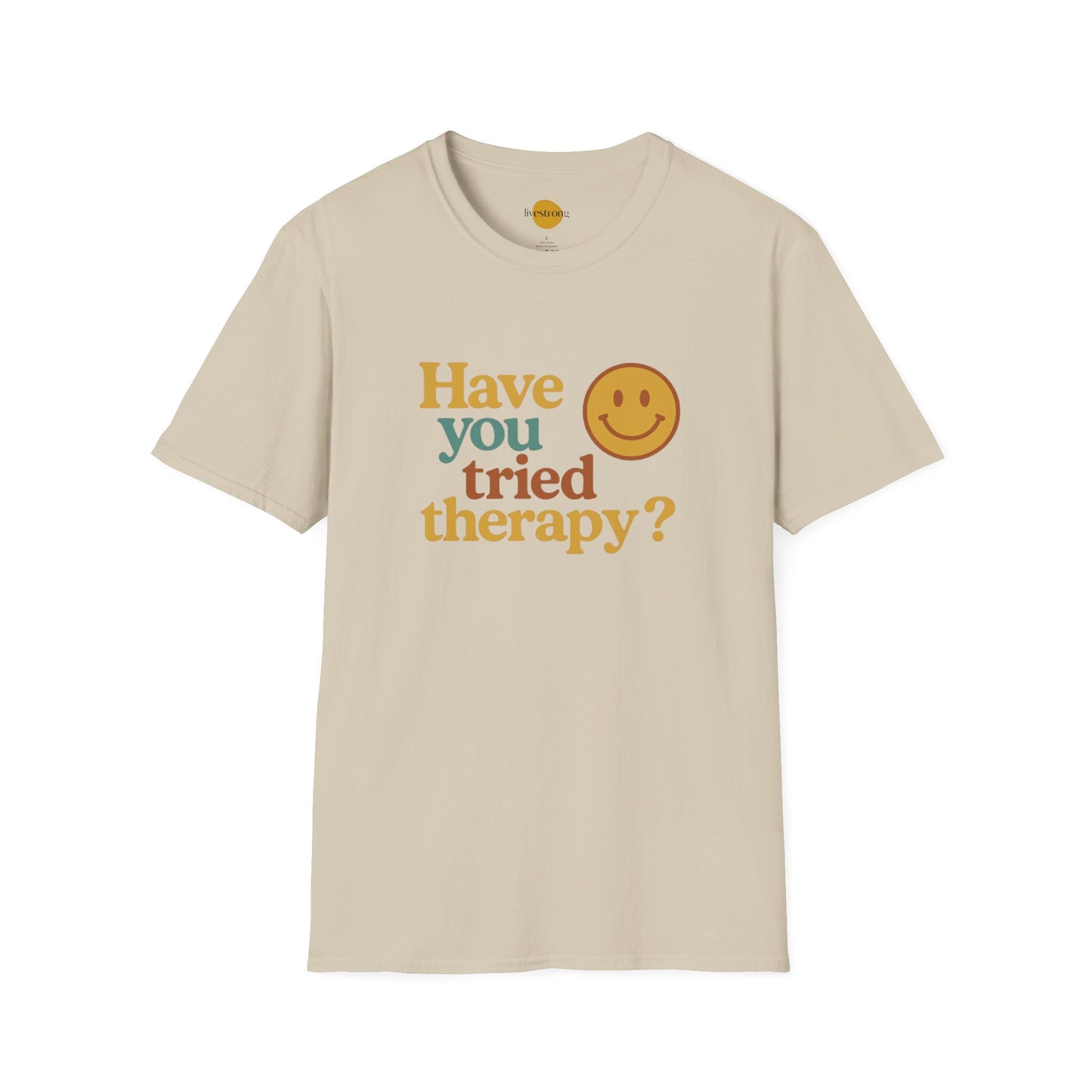 Mental Health Awareness Tee, Unisex Therapy Shirt, Positive Vibes T-Shirt, Self-Care Gift, Casual Wear for Everyone