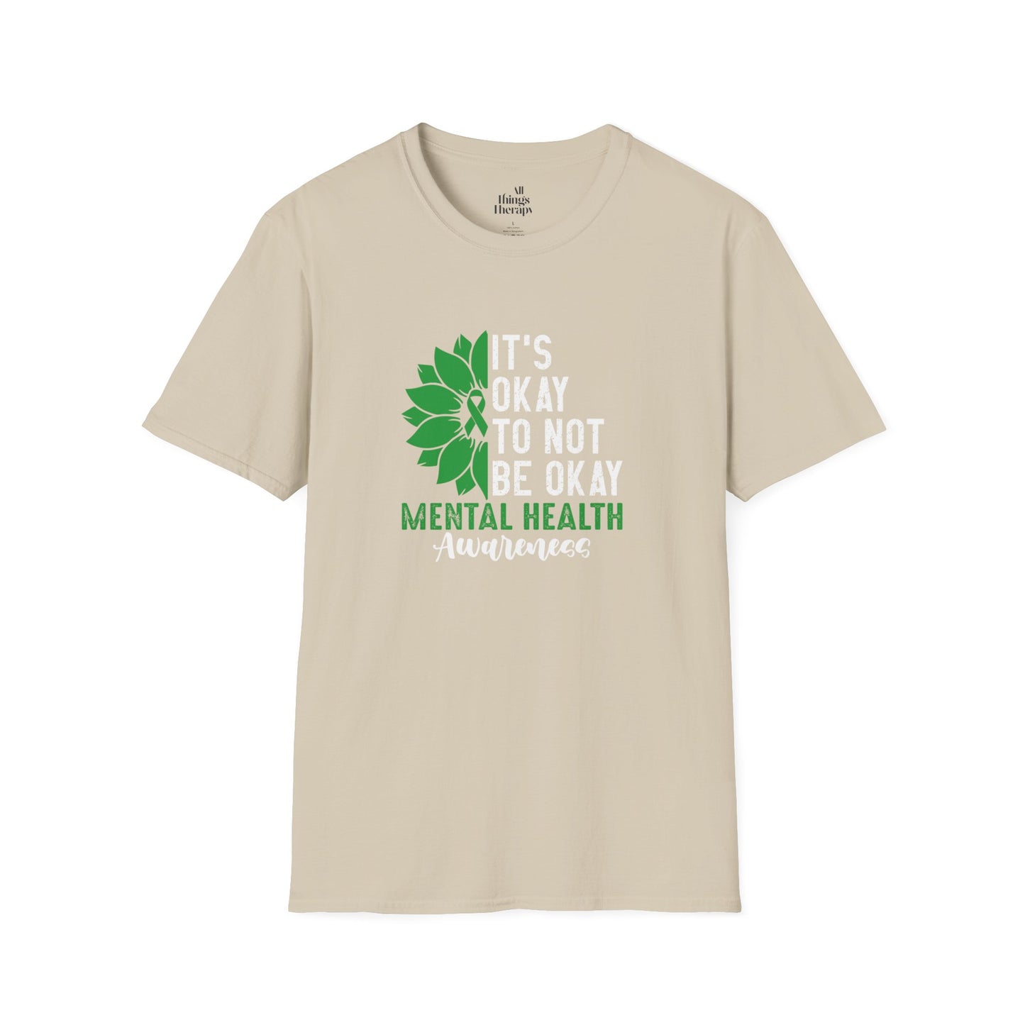 Mental Health Awareness Unisex T-Shirt - It's Okay to Not Be Okay