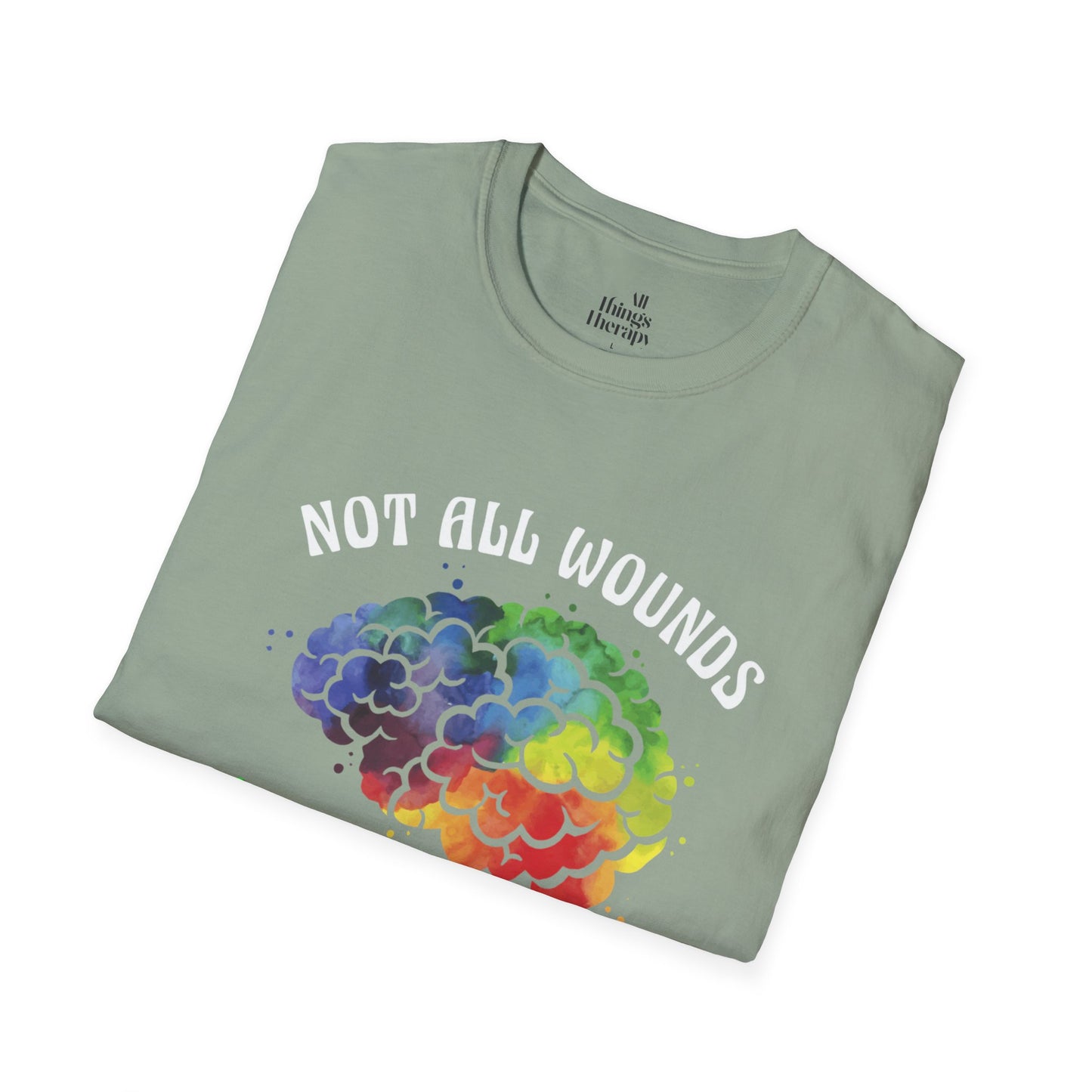 Mental Health Awareness T-Shirt – Not All Wounds Are Visible
