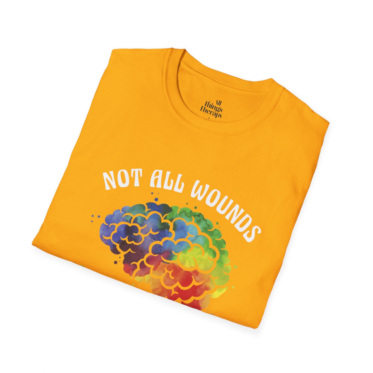 Mental Health Awareness T-Shirt – Not All Wounds Are Visible