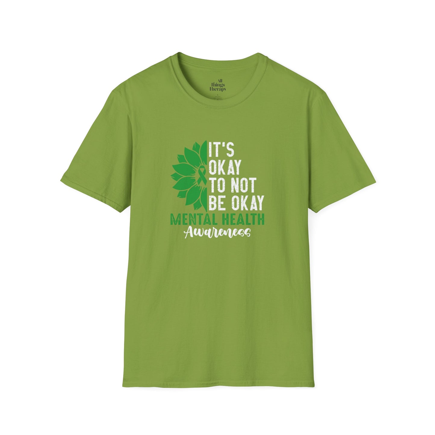 Mental Health Awareness Unisex T-Shirt - It's Okay to Not Be Okay