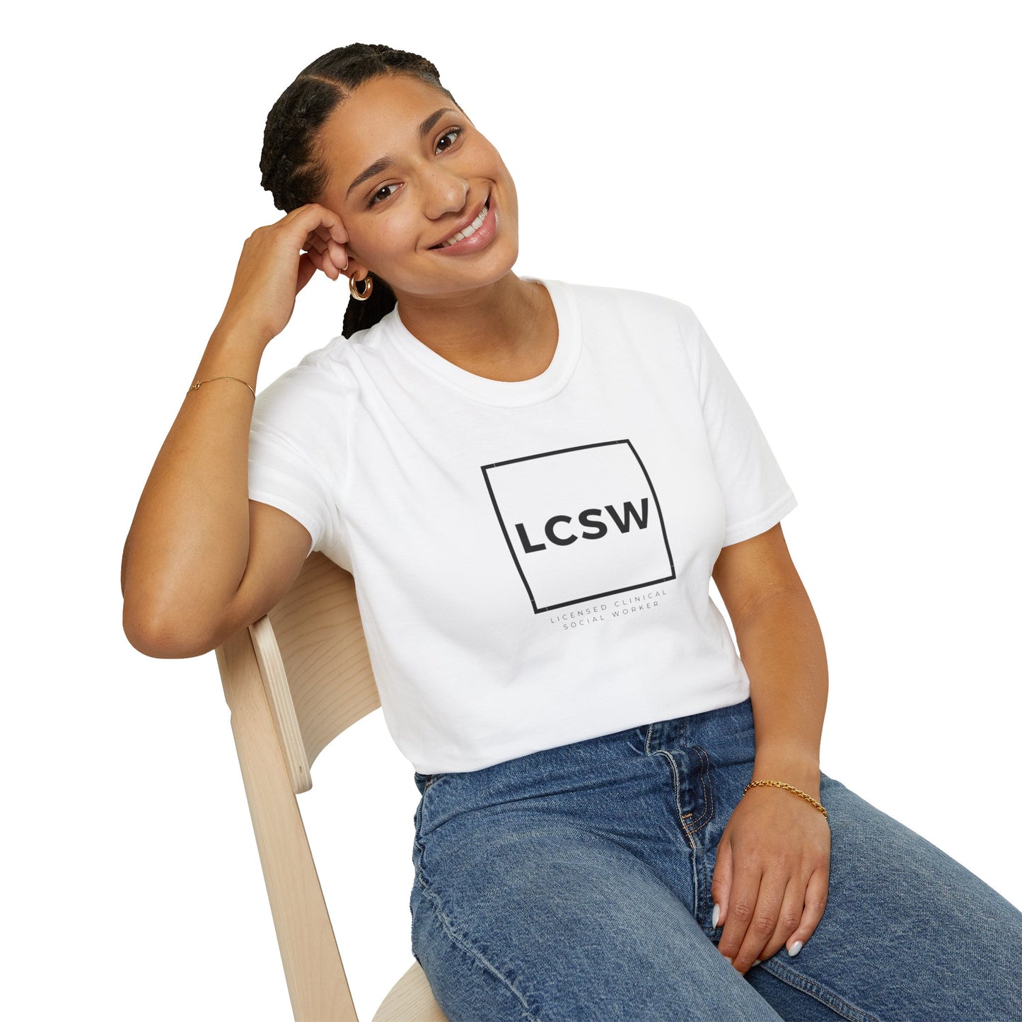 LCSW Licensed Clinical Social Worker Unisex Softstyle T-Shirt