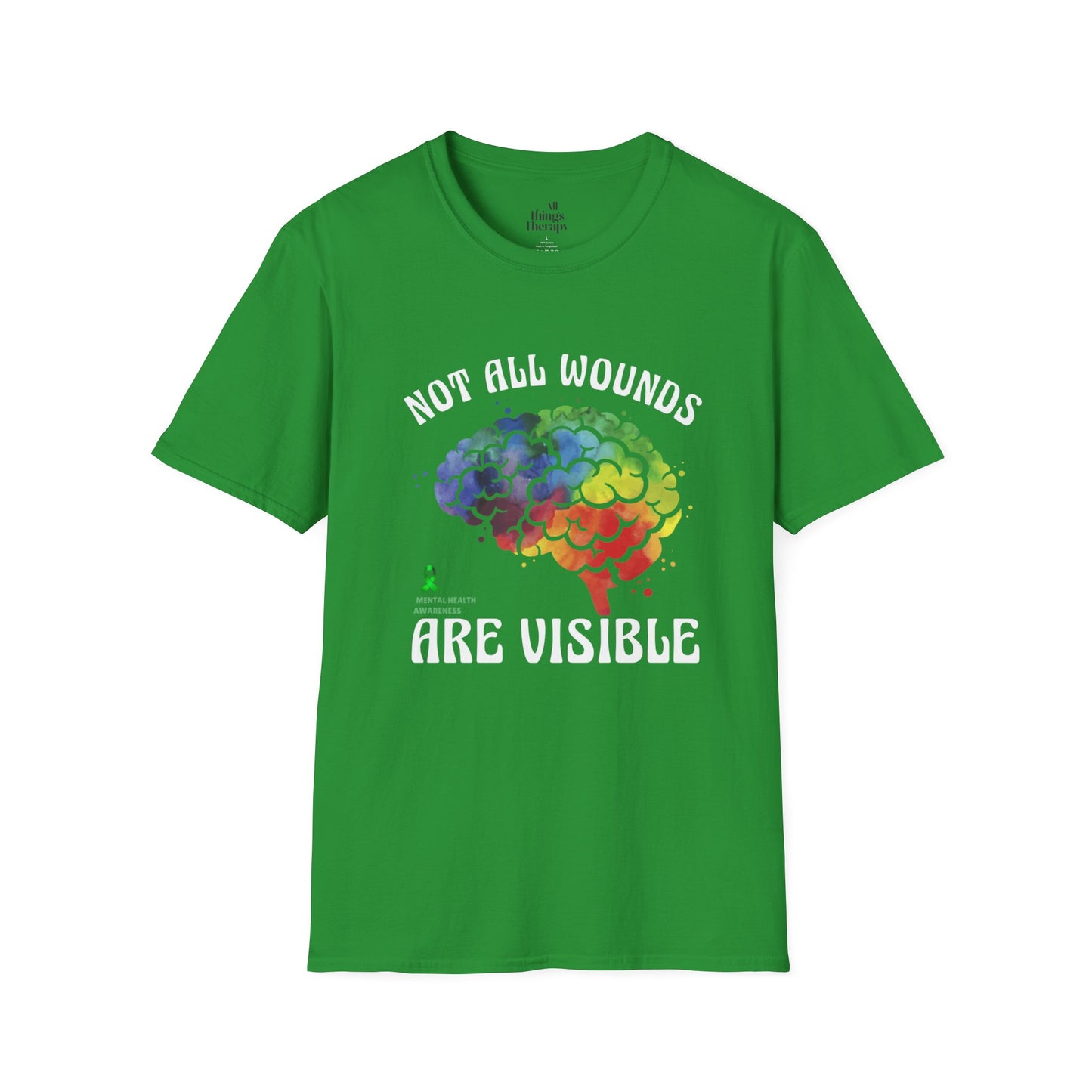 Mental Health Awareness T-Shirt – Not All Wounds Are Visible