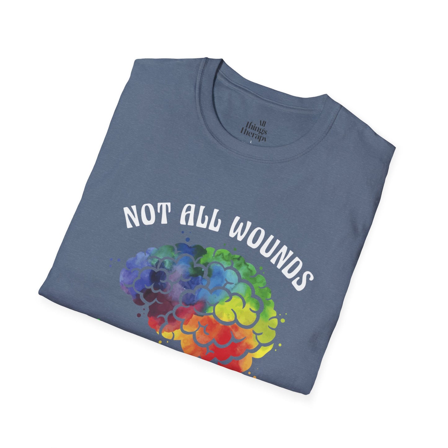 Mental Health Awareness T-Shirt – Not All Wounds Are Visible