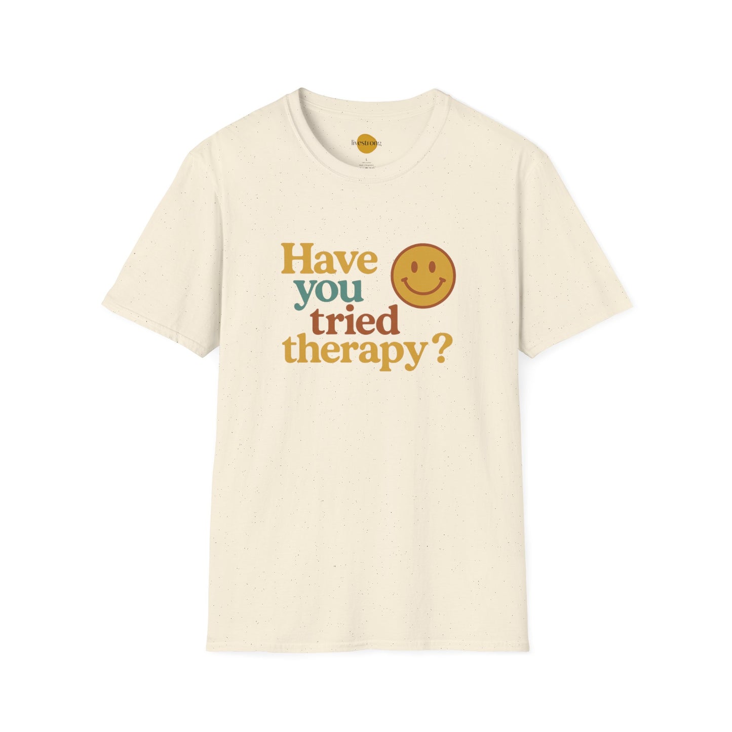Mental Health Awareness Tee, Unisex Therapy Shirt, Positive Vibes T-Shirt, Self-Care Gift, Casual Wear for Everyone