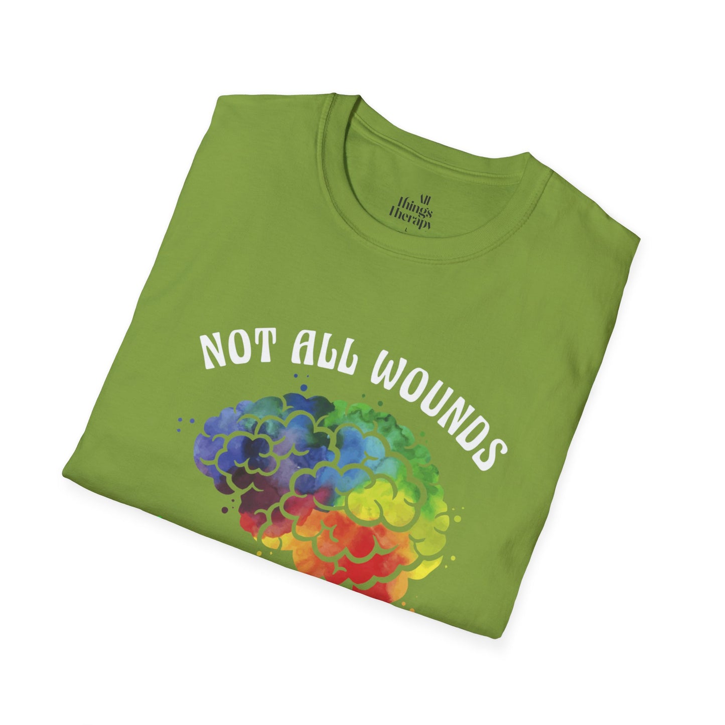 Mental Health Awareness T-Shirt – Not All Wounds Are Visible