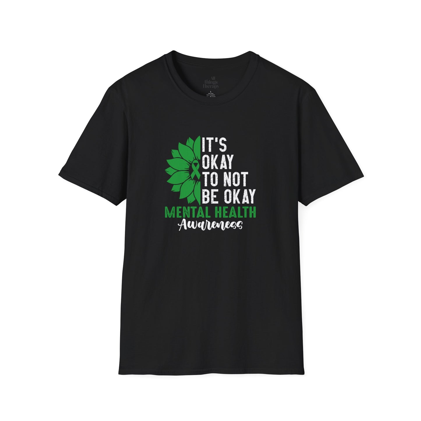 Mental Health Awareness Unisex T-Shirt - It's Okay to Not Be Okay