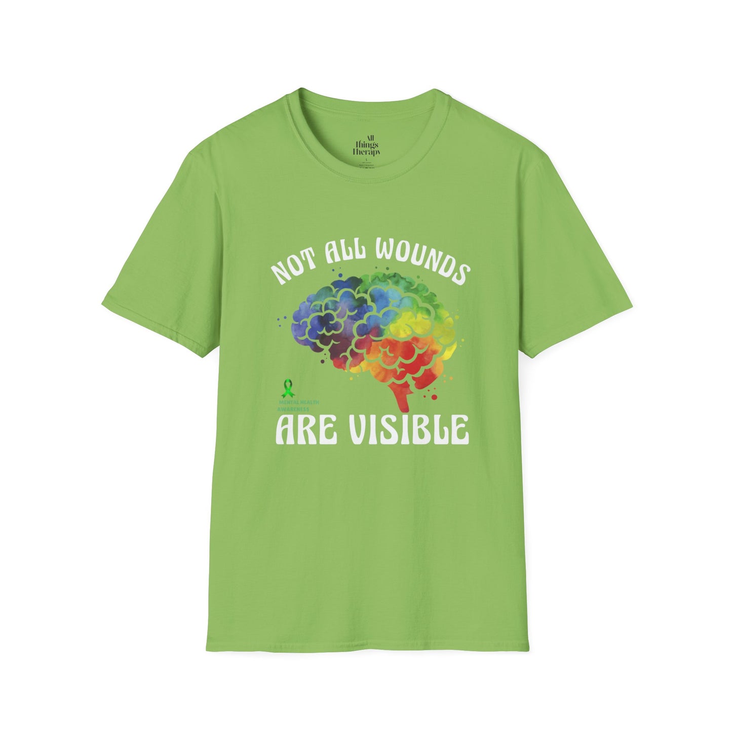 Mental Health Awareness T-Shirt – Not All Wounds Are Visible