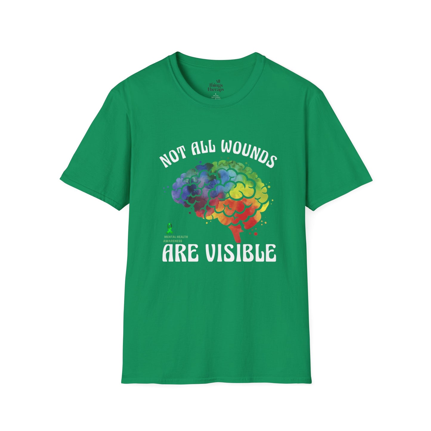 Mental Health Awareness T-Shirt – Not All Wounds Are Visible