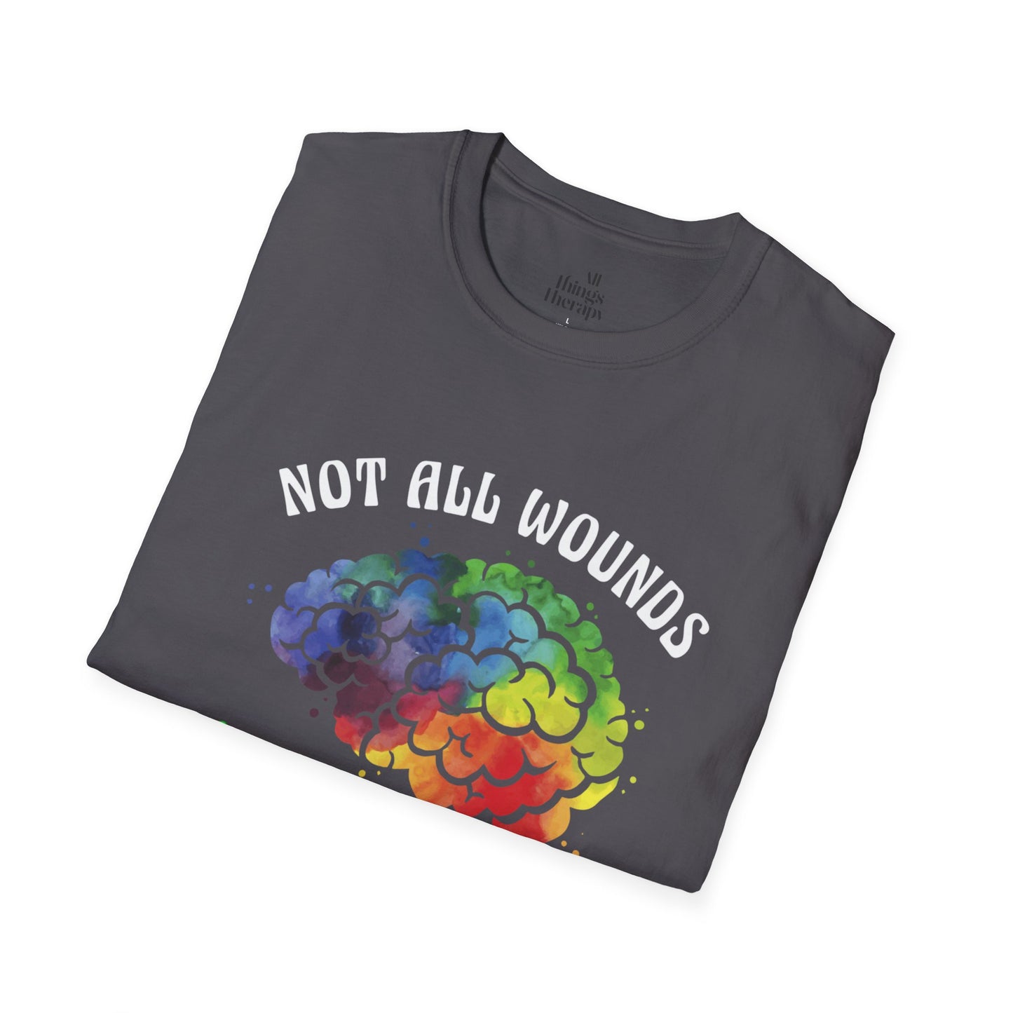 Mental Health Awareness T-Shirt – Not All Wounds Are Visible
