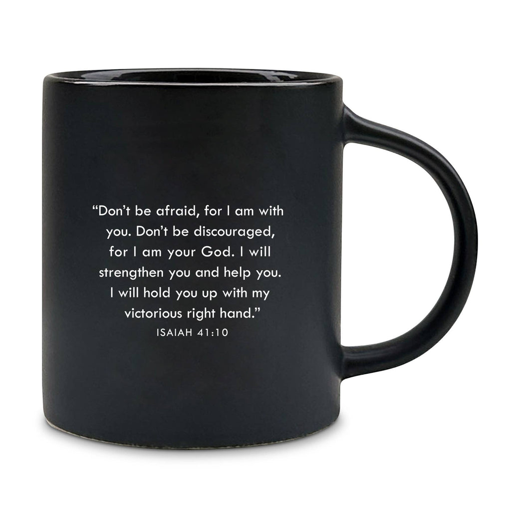 LCP Mug Strength Do Not Be Afraid Black 18Oz
