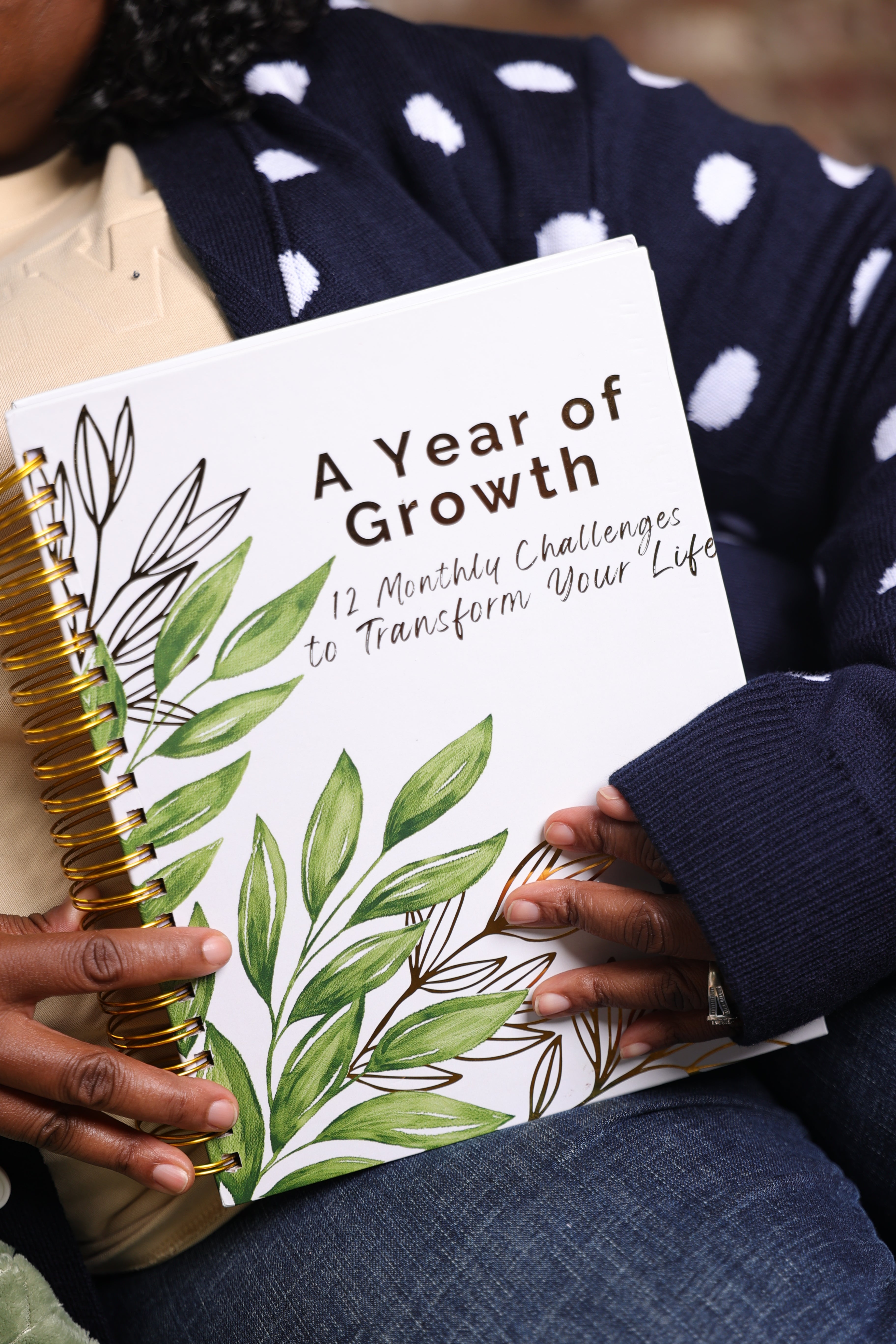 A Year of Growth 12 Monthly Challenges to Transform Your Life (Spiral)