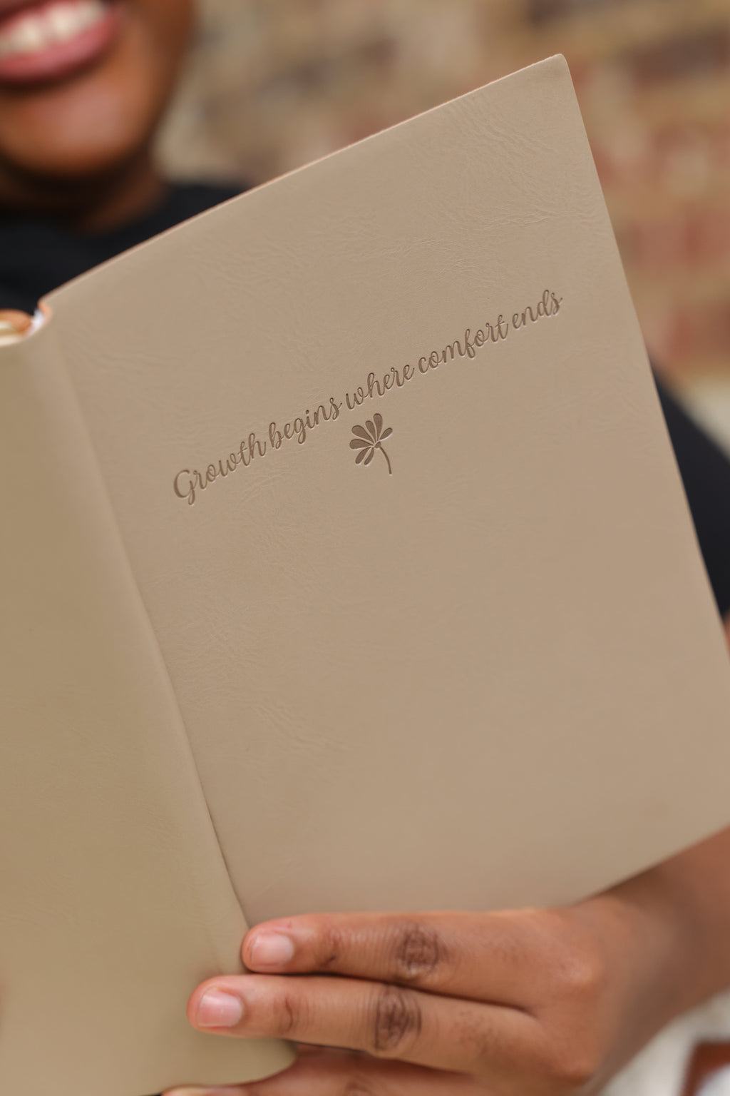 Growth Begins Where Comfort Ends Writing Journal