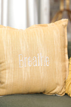 Breathe Home Throw Pillow