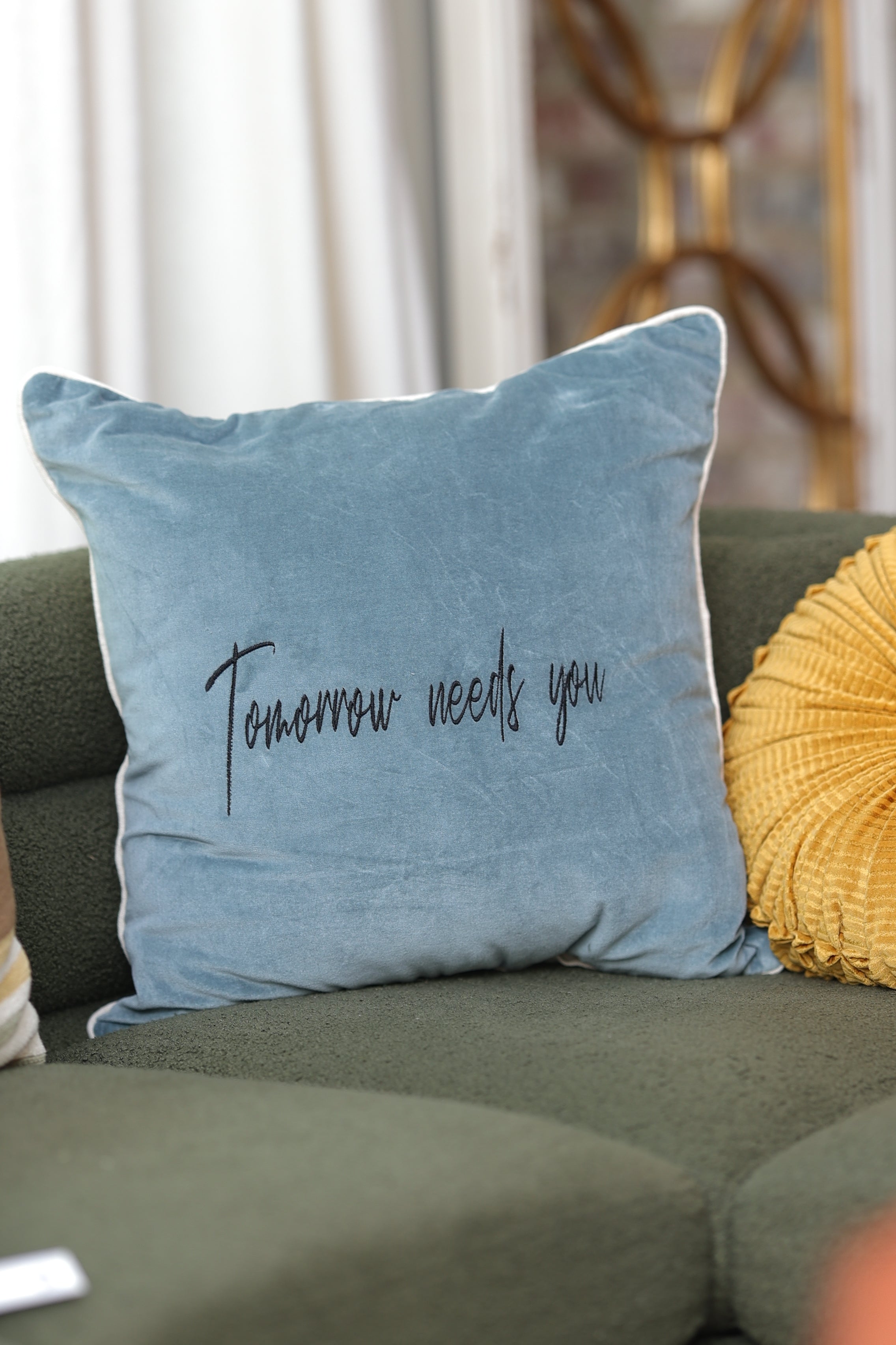 Tomorrow Needs You Home Decor Pillow