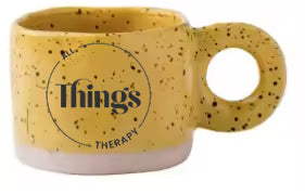 All Things Therapy Retro Customised Ceramic Mugs Breakfast Cup Water Mug Set