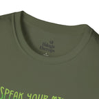 Speak Your Mind Graphic T-Shirt | Unisex Softstyle Tee for Self-Expression
