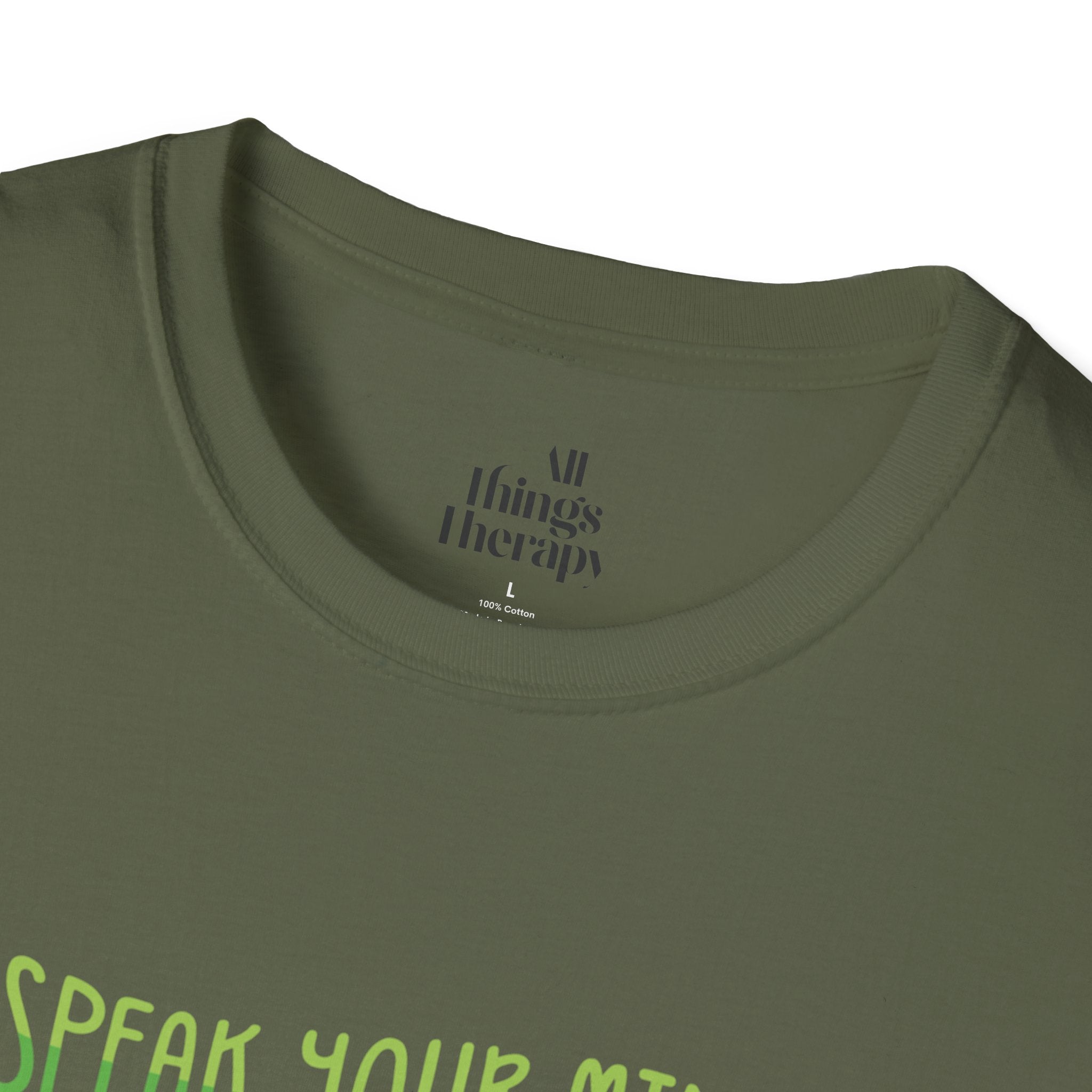 Speak Your Mind Graphic T-Shirt | Unisex Softstyle Tee for Self-Expression