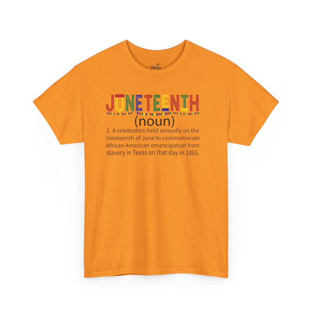 Juneteenth Unisex Heavy Cotton Tee, Celebrate Freedom, African American History Shirt, Equality Apparel, Juneteenth Gift, Community Unity