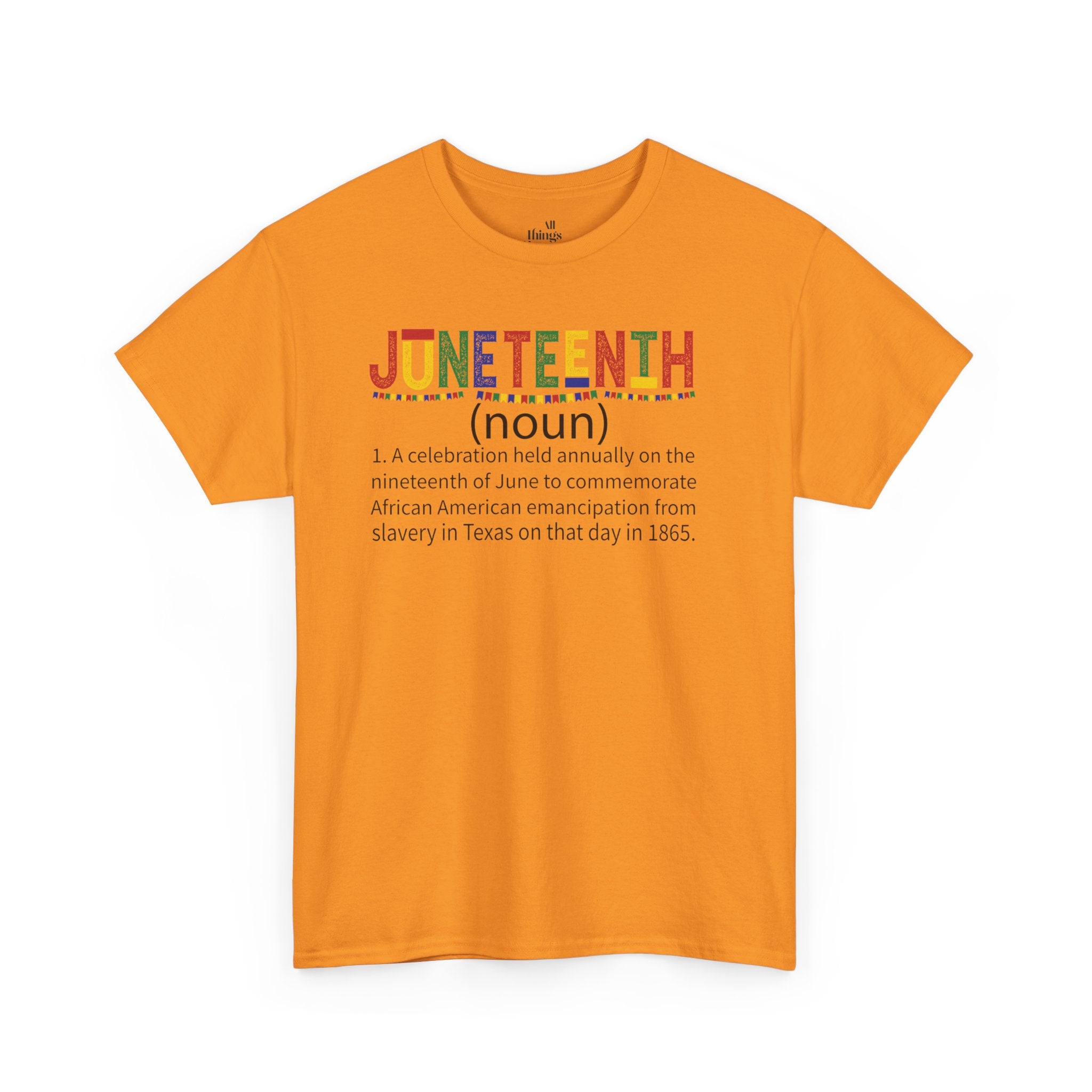 Juneteenth Unisex Heavy Cotton Tee, Celebrate Freedom, African American History Shirt, Equality Apparel, Juneteenth Gift, Community Unity