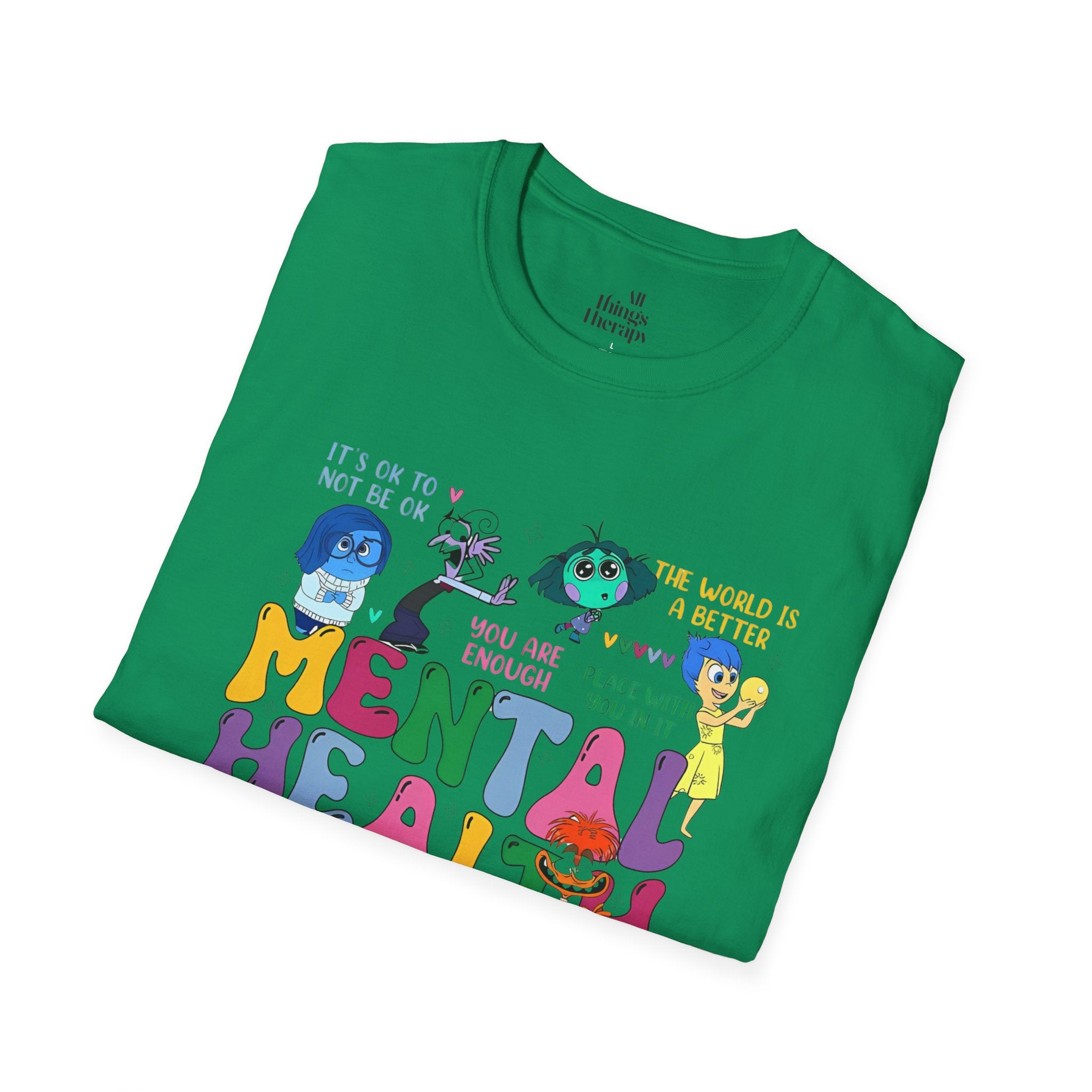 Mental Health Matters T-Shirt - Unisex Softstyle Tee for Awareness
