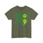 T‑Shirt — Green Scribble Heart “You Matter” Mental Health Awareness Tee