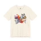Be Yourself Butterfly T-Shirt — Inspirational Floral Watercolor Tee
