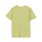 Mental Health Awareness Unisex Softstyle T-Shirt - Supportive Green Ribbon Design