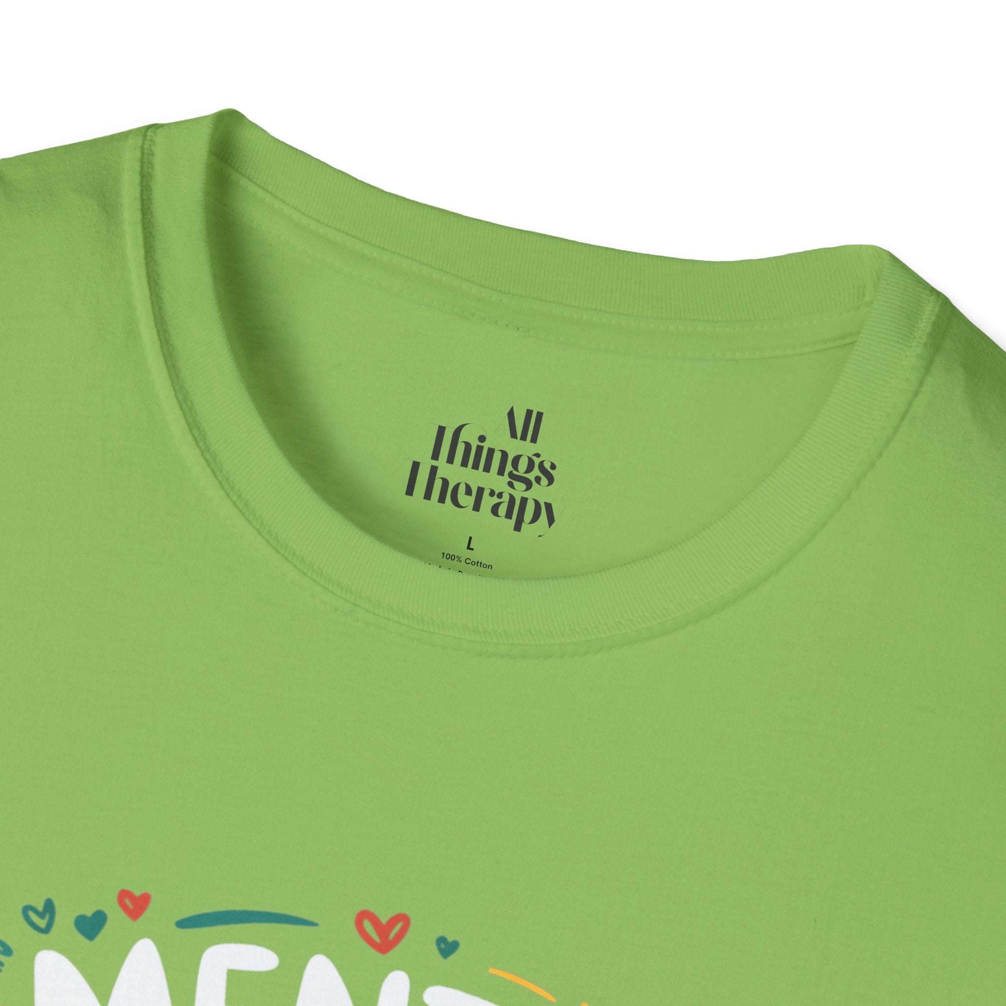 Mental Health Matters Unisex Softstyle T-Shirt | Support Mental Wellbeing