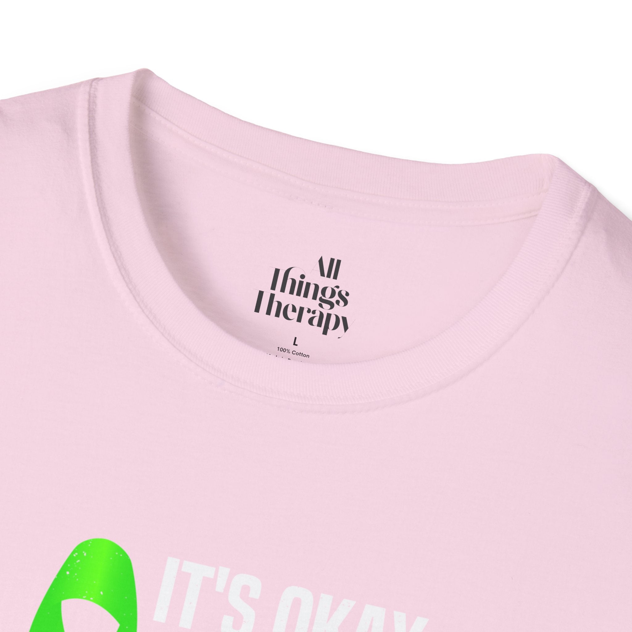 Unisex Softstyle T-Shirt - 'To Not' Green Ribbon Awareness Tee