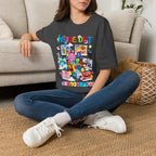 Inside Out Characters T‑Shirt — Colorful Pixar Emotion Graphic Tee