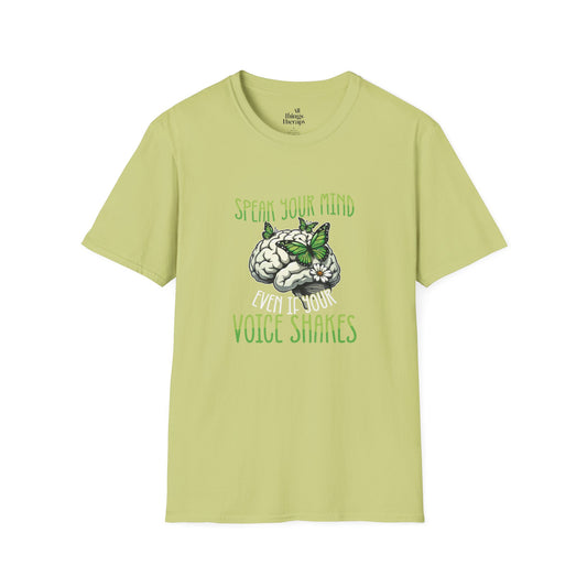 Speak Your Mind Graphic T-Shirt | Unisex Softstyle Tee for Self-Expression