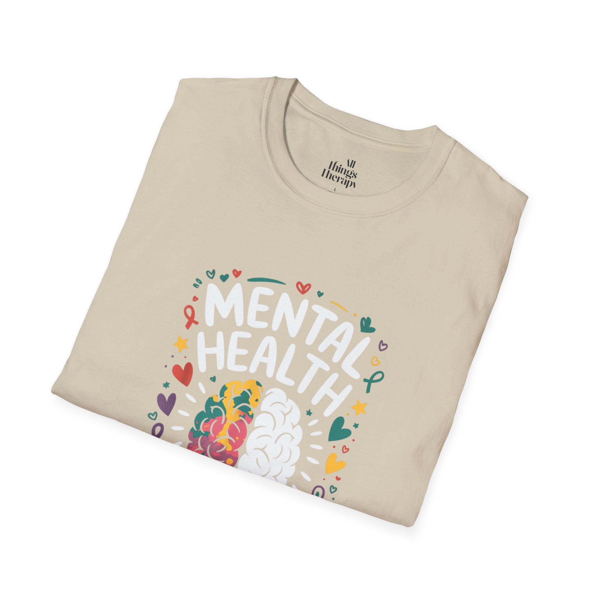 Mental Health Matters Unisex Softstyle T-Shirt | Support Mental Wellbeing