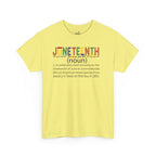 Juneteenth Unisex Heavy Cotton Tee, Celebrate Freedom, African American History Shirt, Equality Apparel, Juneteenth Gift, Community Unity