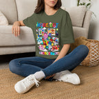 Inside Out Characters T‑Shirt — Colorful Pixar Emotion Graphic Tee