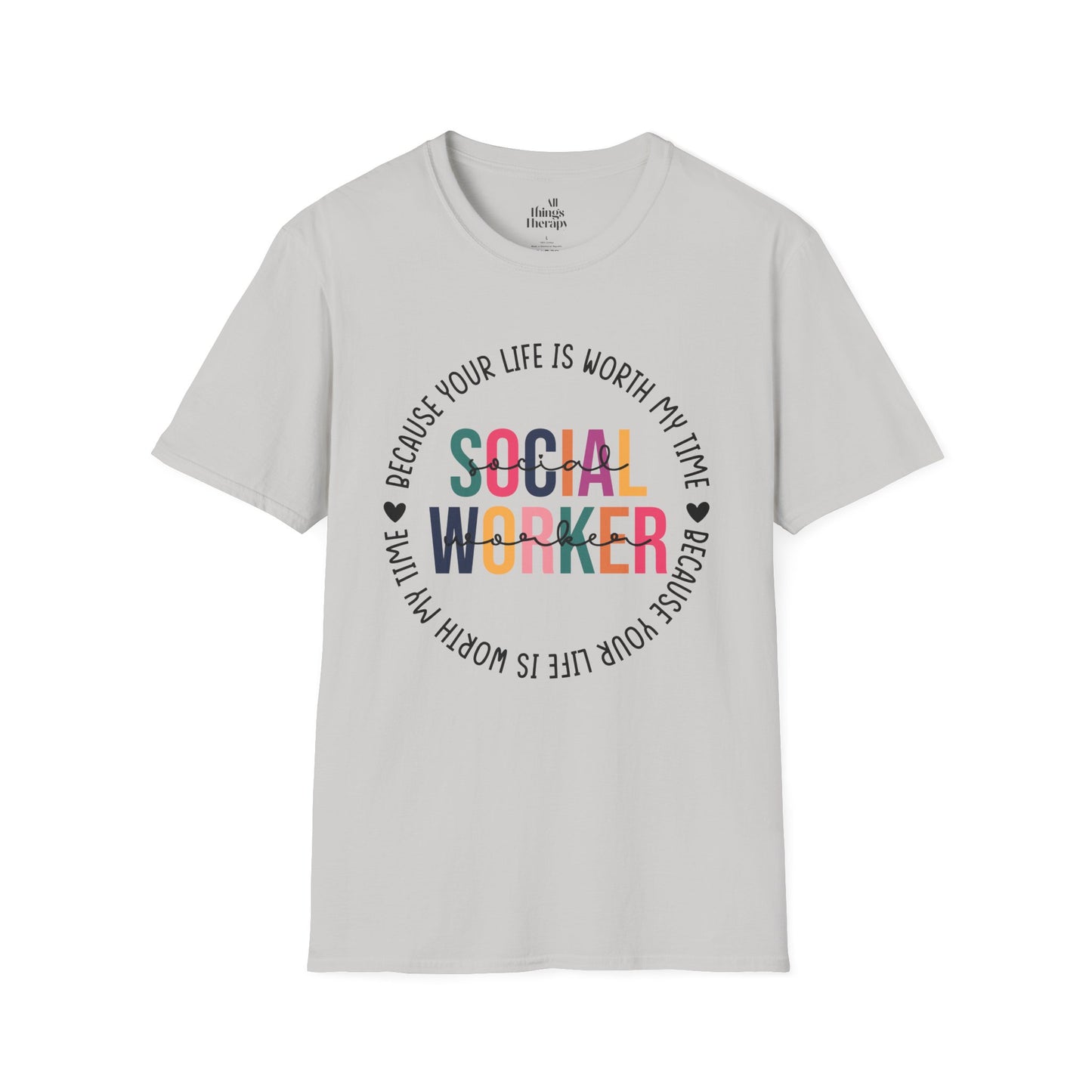 Social Worker Unisex Softstyle T-Shirt