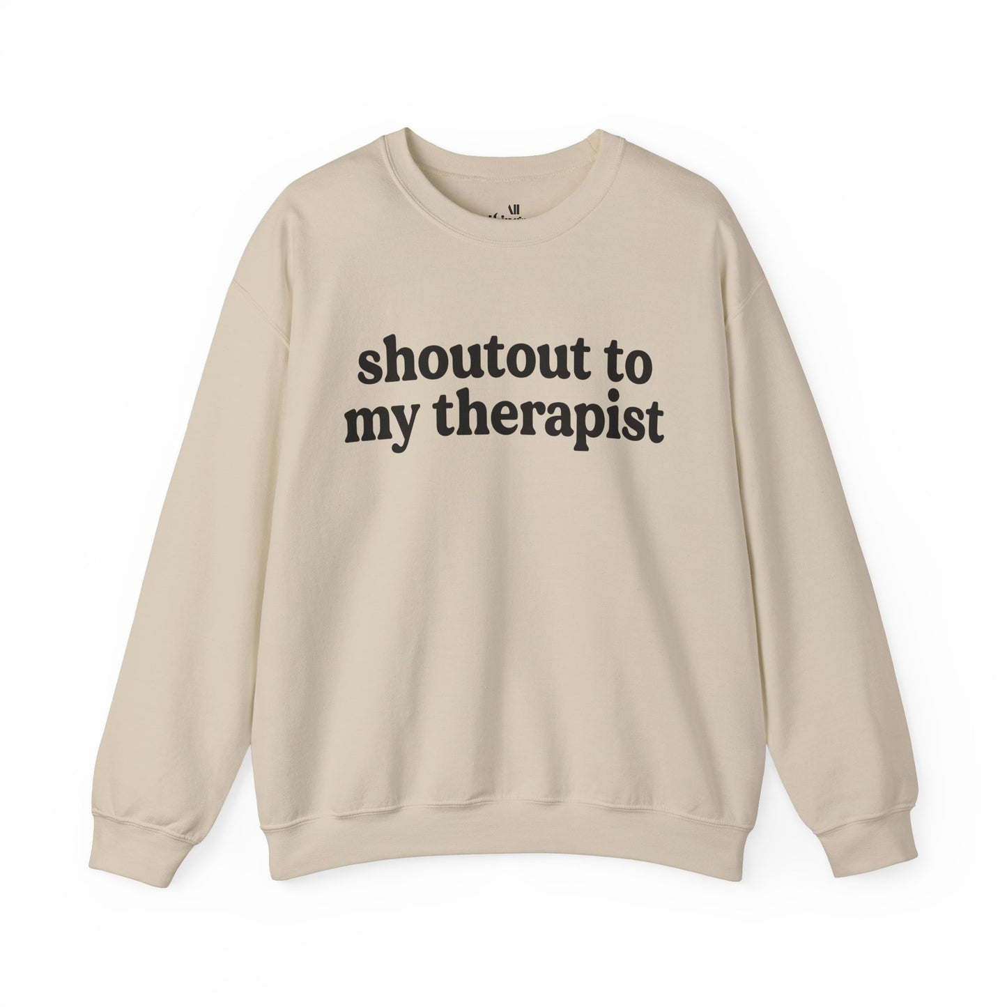 Ain't No Therapist Like The One I Got Unisex Heavy Blend™ Crewneck Sweatshirt