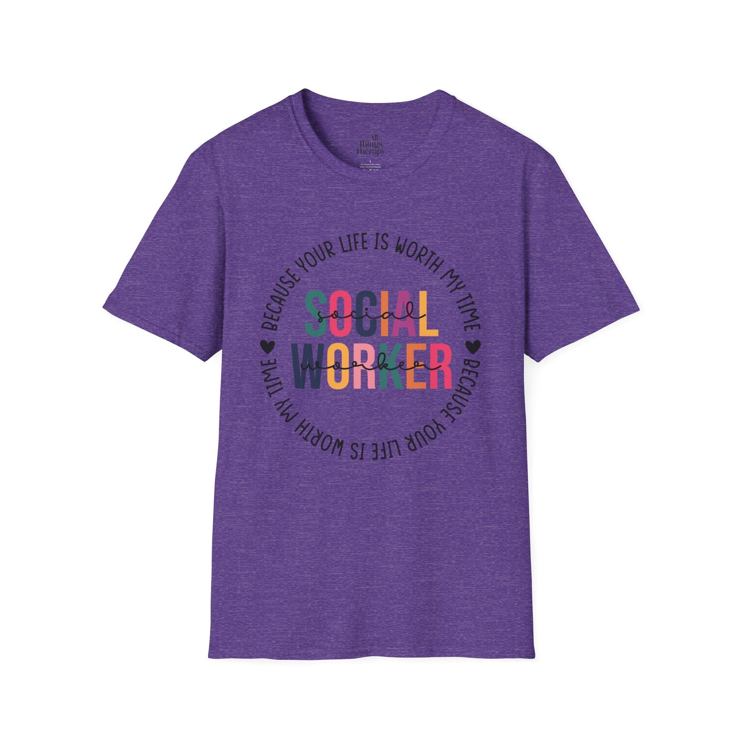 Social Worker Unisex Softstyle T-Shirt