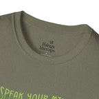 Speak Your Mind Graphic T-Shirt | Unisex Softstyle Tee for Self-Expression