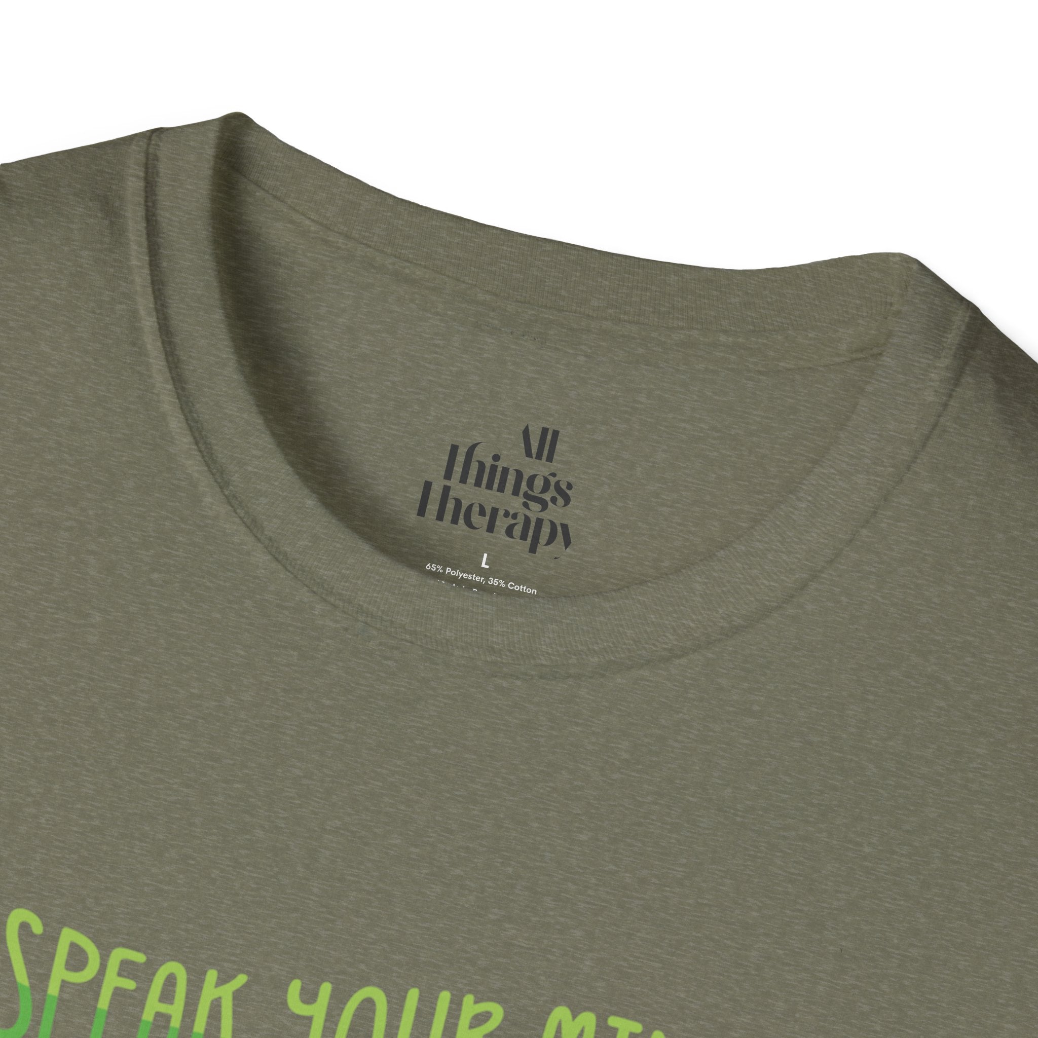 Speak Your Mind Graphic T-Shirt | Unisex Softstyle Tee for Self-Expression