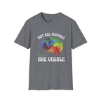 Mental Health Awareness T-Shirt – Not All Wounds Are Visible