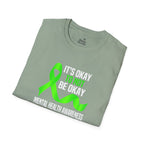 Unisex Softstyle T-Shirt - 'To Not' Green Ribbon Awareness Tee