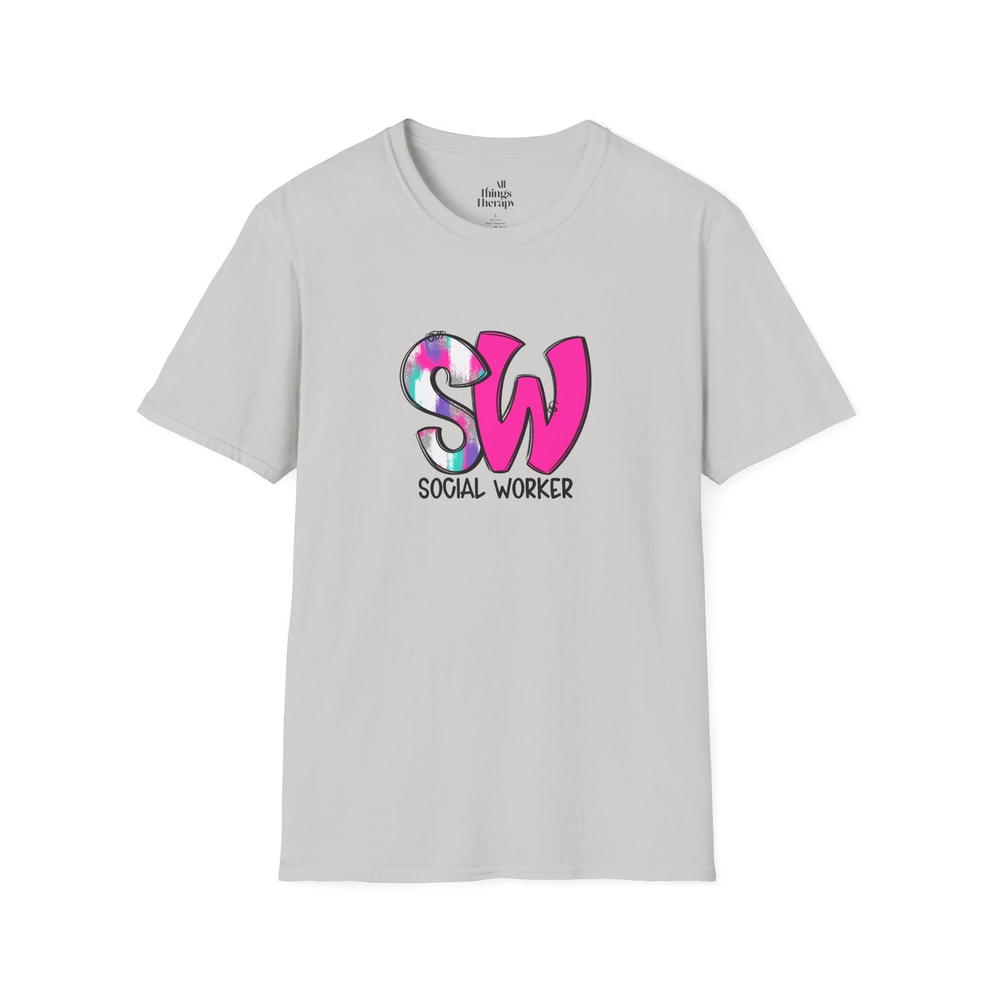 Social Worker Unisex Softstyle T-Shirt - Vibrant Supportive Tee for Social Workers