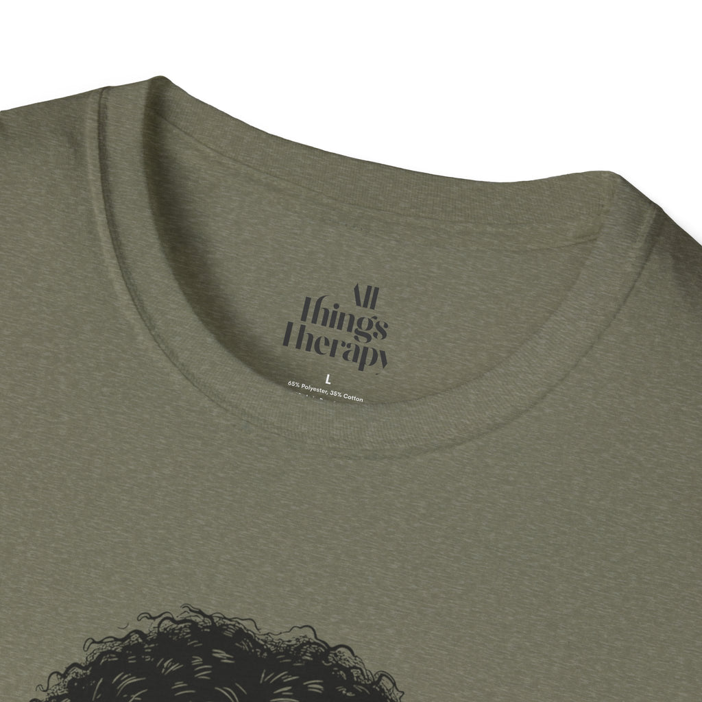 Mental Health Awareness Unisex Softstyle T-Shirt - Positive Vibes Tee