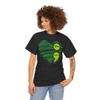 T‑Shirt — Green Scribble Heart “You Matter” Mental Health Awareness Tee